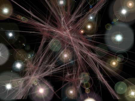abstract  composition of light and  formの写真素材