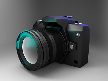 reflex cameraの写真素材