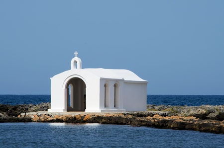 chapel saint Georges in Creteの写真素材