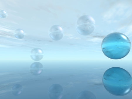 the blue bubble