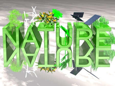 protect natureの写真素材