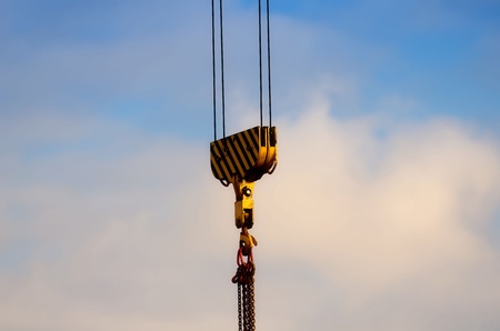a crane hookの写真素材