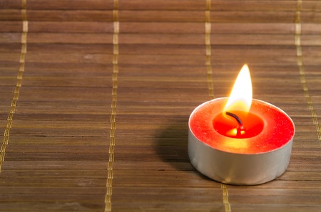 the small candleの写真素材