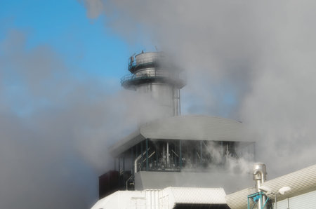 chimney and smoke