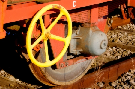 wagon wheelの写真素材