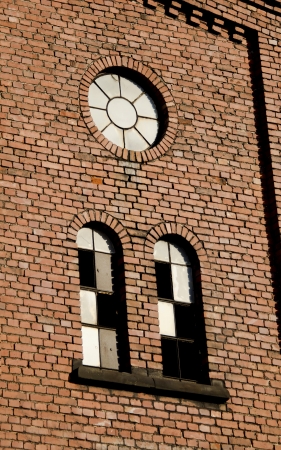 the old brick factoryの写真素材