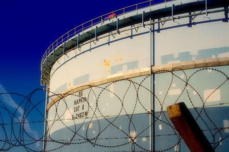 storage tanksの写真素材