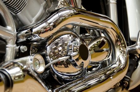 motorcycle engineの写真素材