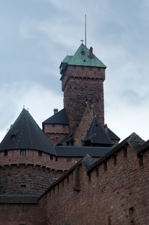haut-koenigsbourg castleのeditorial素材