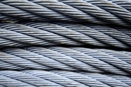 steel cableの写真素材
