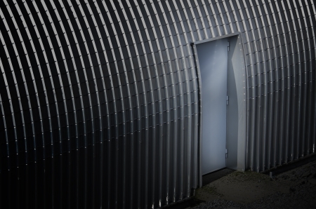 the door in a structureの写真素材