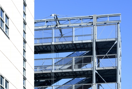 emergency staircaseの写真素材