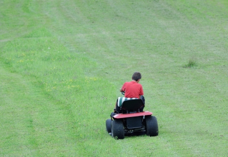 lawn mowerの写真素材