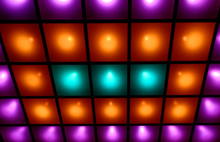 colorful lightsの写真素材