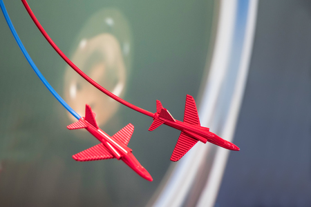 red aircraft modelsの写真素材