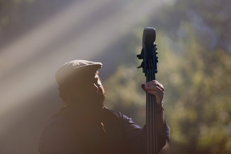 the bass player