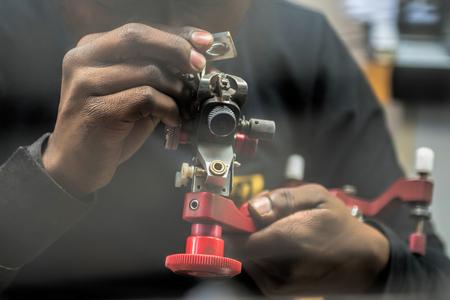 diamond cuttingの写真素材