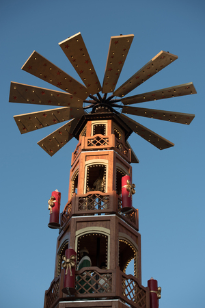 Christmas pyramidの写真素材