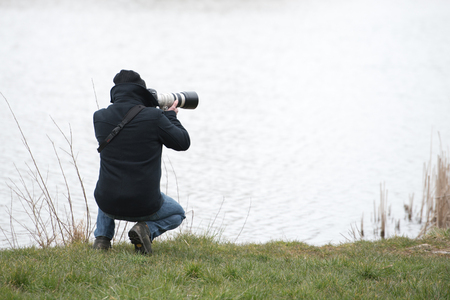 wildlife photographerの写真素材