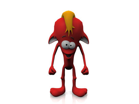 Illustration of a microbeの写真素材