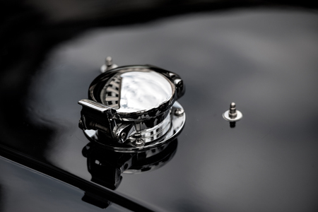 details of vintage carsの写真素材