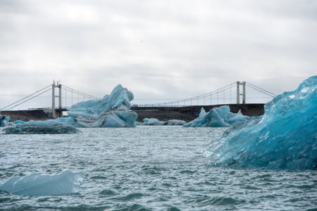 Glacial lagoon of Jokulsarlon