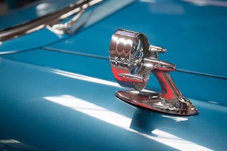old american car detailの写真素材
