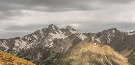 panorama of the allos passの写真素材
