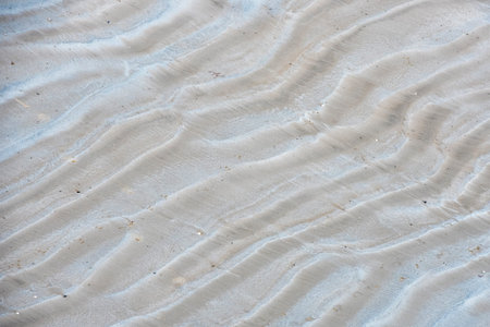 waves in the beach sand