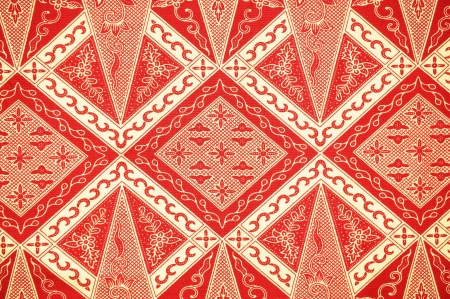Traditional Batik Sarong Pattern Background の写真素材