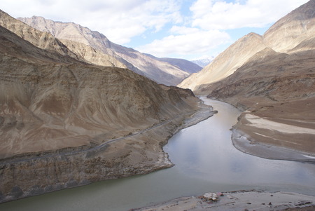 Indus and Zanskarの写真素材
