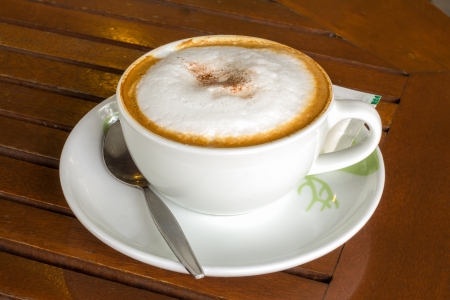 A cup of coffeeの写真素材