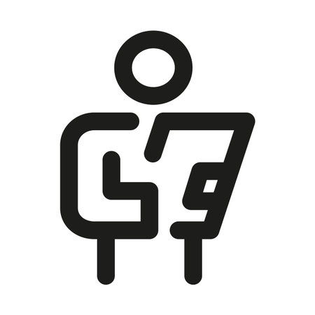 Report writer professional line vector icon. Professional Line Vector Icon with modern document writing concept, minimal clean outline design and scalable editorial symbol
のイラスト素材