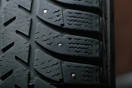 Old and dirty used tires.の写真素材