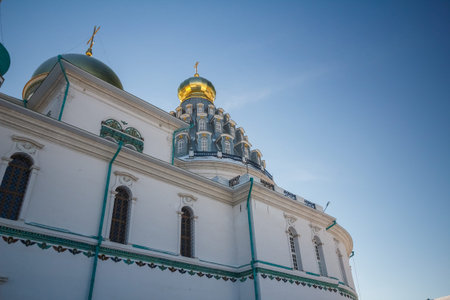 ISTRA DISTRICT, MOSCOW REGION, RUSSIA FEBRUARY 02, 2017. One of the Great Monasteries of Russia. New...