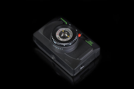 MOSCOW, RUSSIA, 19 APRIL, 2021. The old Soviet 35mm. scaling film camera Smena-35, released 1992 on...