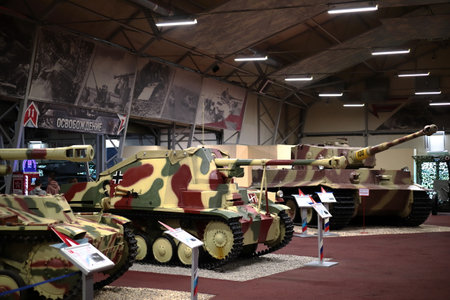 Kubinka, Odintsovo district, Moscow region, Russia. September 27, 2022. German battle tanks 2nd World War, Panzerkampfwagen. German battle tanks PzKpfw.のeditorial素材