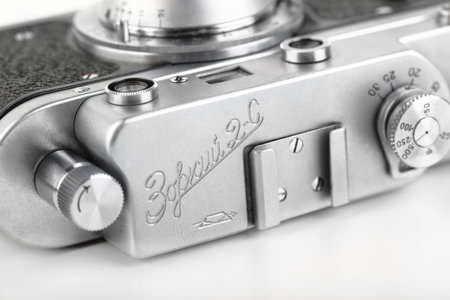 Very rare version Old Soviet rangefinder camera Zorki-2C, released1955.
