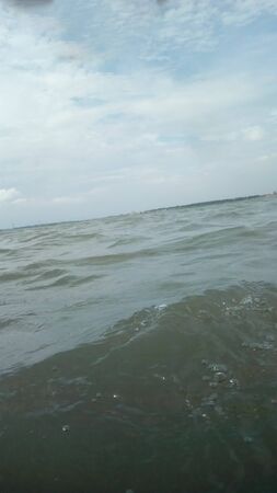 River or Blue Skyの写真素材