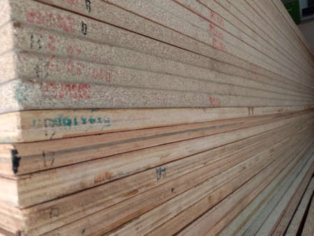 plywood stock for sell on marketの写真素材