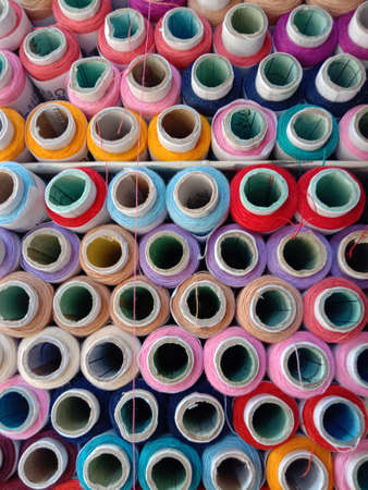 Colorful Ballon stock on the skyの写真素材