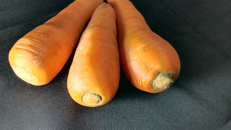 Fresh and delicious and healthy carrot stock on shopの写真素材