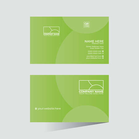 stylish colorful yea catchy vector business card designのイラスト素材