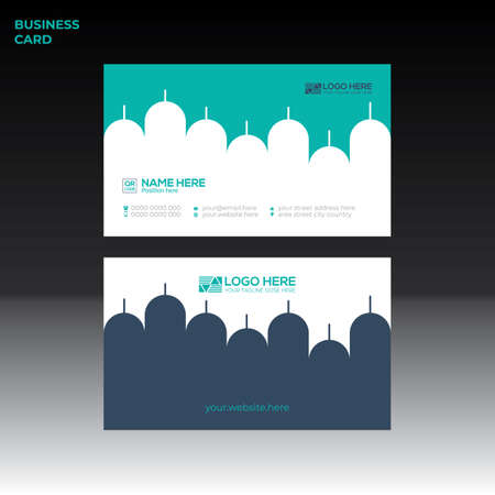 vector business card design for corporate and any best company useのイラスト素材