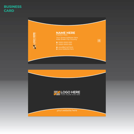 business card for corporate and any best useのイラスト素材