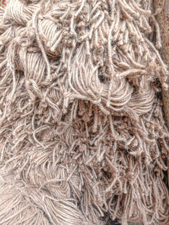 jute yarn stock on shop for sellの写真素材