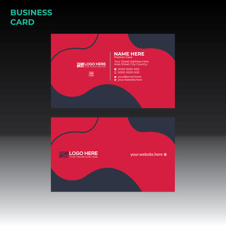 business card for corporate and any best useのイラスト素材