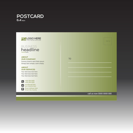 Vector Postcard Design for you and any useのイラスト素材