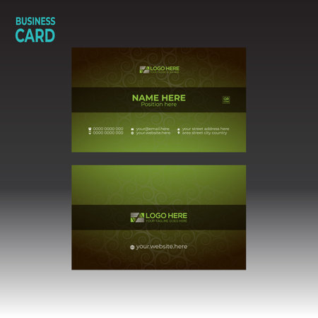 business card for corporate and any best company useのイラスト素材