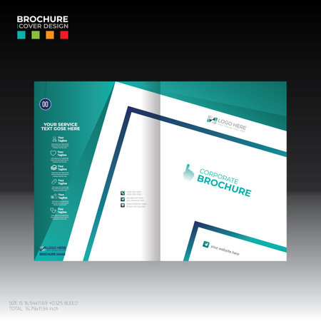 brochure cover design for any kind of useのイラスト素材